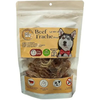 تشویقی سگ نای گاو حلقه ای pamsi